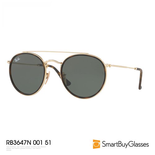 rayban雷朋太阳眼镜 男款张艺兴同款圆框双梁飞行员墨镜 RB3647N - 图2