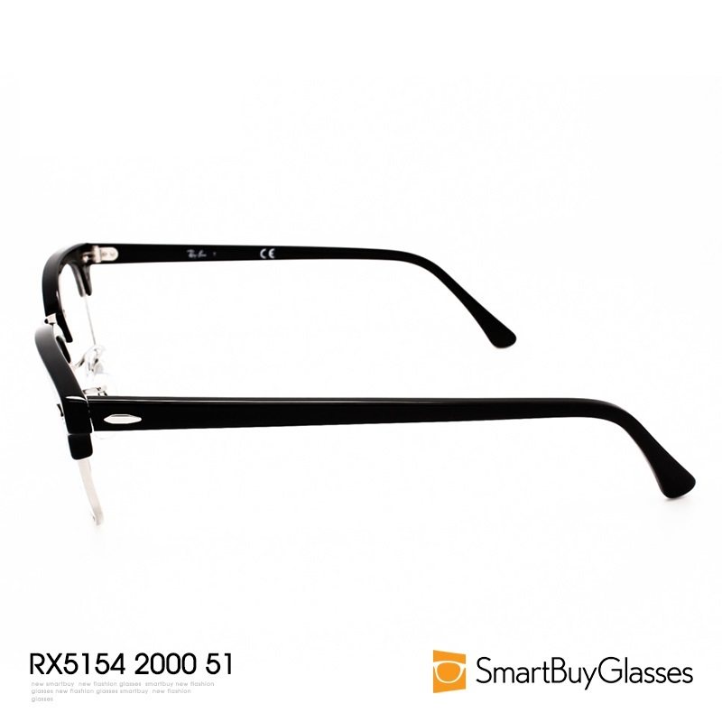 rayban框架男款半框复古型眼镜框 SmartBuy海外定制成品光学镜