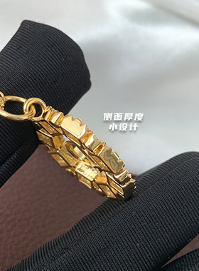 繁花双层项链欧美高级感小众设计D家2026年新款潮锁骨链百搭颈链