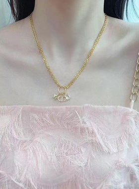 奥米迪奥星星方钻双层手链女生