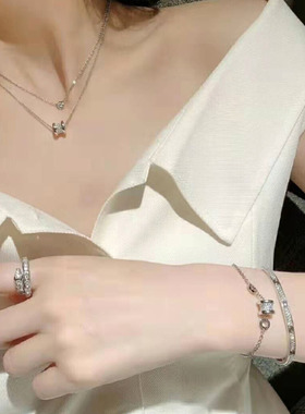 小蛮腰玫瑰金手链2023年新款潮