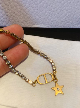 Aomidior/奥米迪奥镀金锆石手链