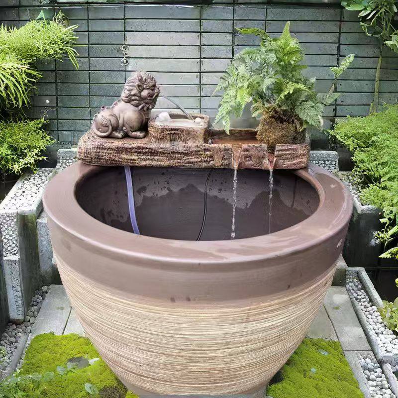 生态缸造景古法养鱼循环流水摆件客厅庭院花园鱼缸装饰过滤配件,淘宝优惠券,粉丝福利购,淘宝优惠卷