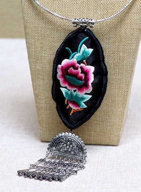 个性防老绣新款民族风挂饰棉麻