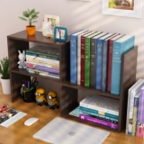 Простая книжная полка, настольная система хранения для школьников, книжный шкаф