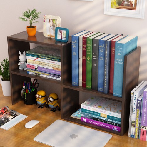 书架置物架简易桌上学生用儿童小书架办公书桌面收纳宿舍书柜组合-图2