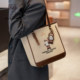 Beibao Bags New Light Luxury Creative Underarm Bag Trendy Large Capacity Shoulder Women's Bag Cartoon Canvas Tote Bag