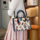 Beibei Bag New Contrast Color Cute Large Capacity Handbag Fashionable Beautiful Shopping Bag One Shoulder Crossbody Bag for Women