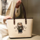 Beibei Bag New Classic Cartoon Large Capacity Shoulder Bag Casual Trendy Versatile Tote Women's Bag Lightweight Bag