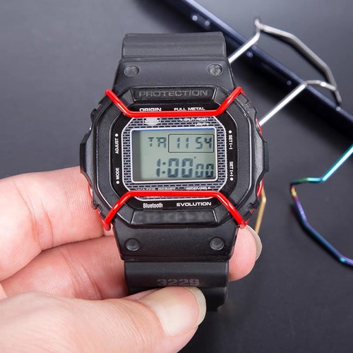 现货适配DW5600 5610手表保险杠保护小方块防撞个性改装 - 图2