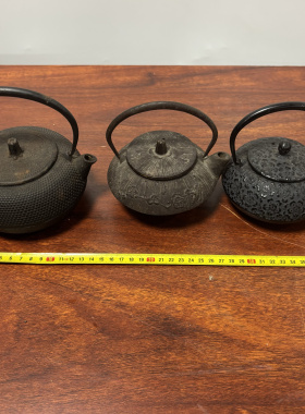 日本产精品小铁壶，共五个，可单买，标价为单价，尺寸见图