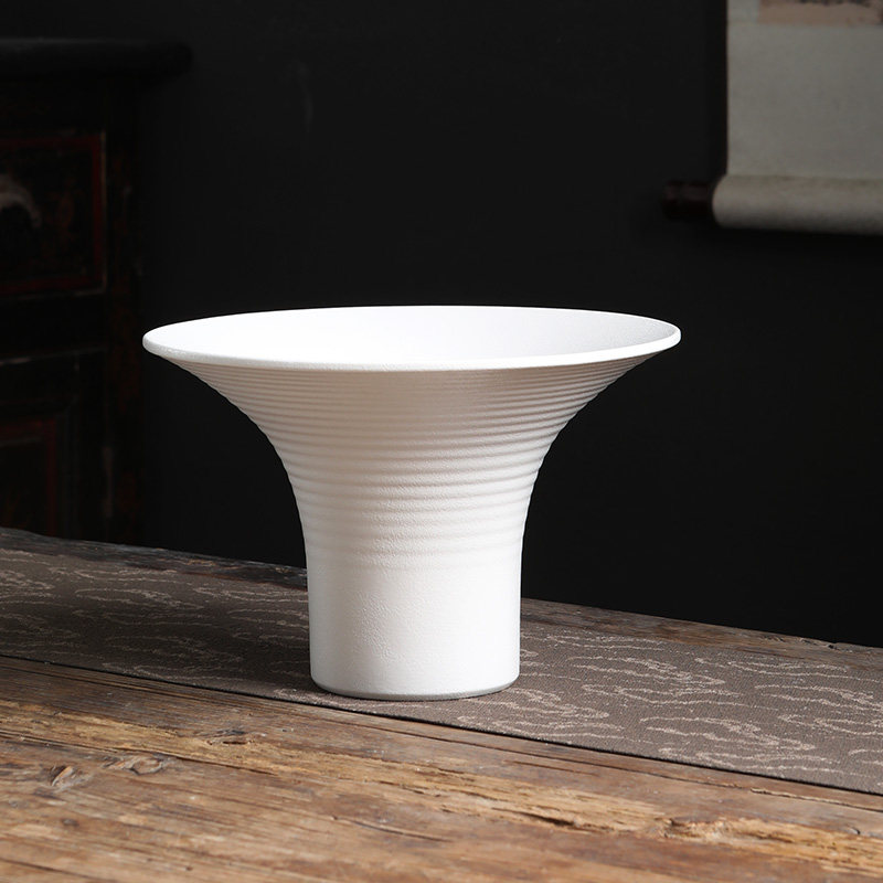 简约禅意陶瓷盆景花器现代大号高脚苔藓蕨类绿植文竹兰花水培花盆,淘宝优惠券,粉丝福利购,淘宝优惠卷