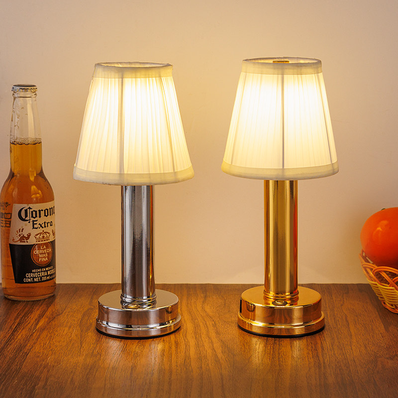 led充电酒吧台灯高杆咖啡厅餐厅清吧服务灯桌面氛围灯小夜灯桌灯