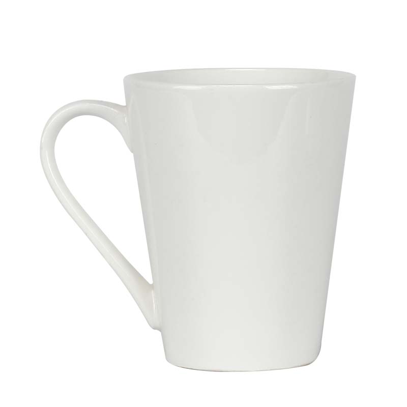 陶瓷V型广告杯咖啡杯定制logo牛奶杯茶杯子水杯家用酒店创意礼品