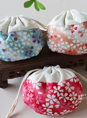 收纳拉绳束口袋小物品