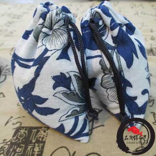 小布袋锦囊高-档珠宝首饰袋 陶瓷 玉器 瓷器 水晶 布袋子 - 图2
