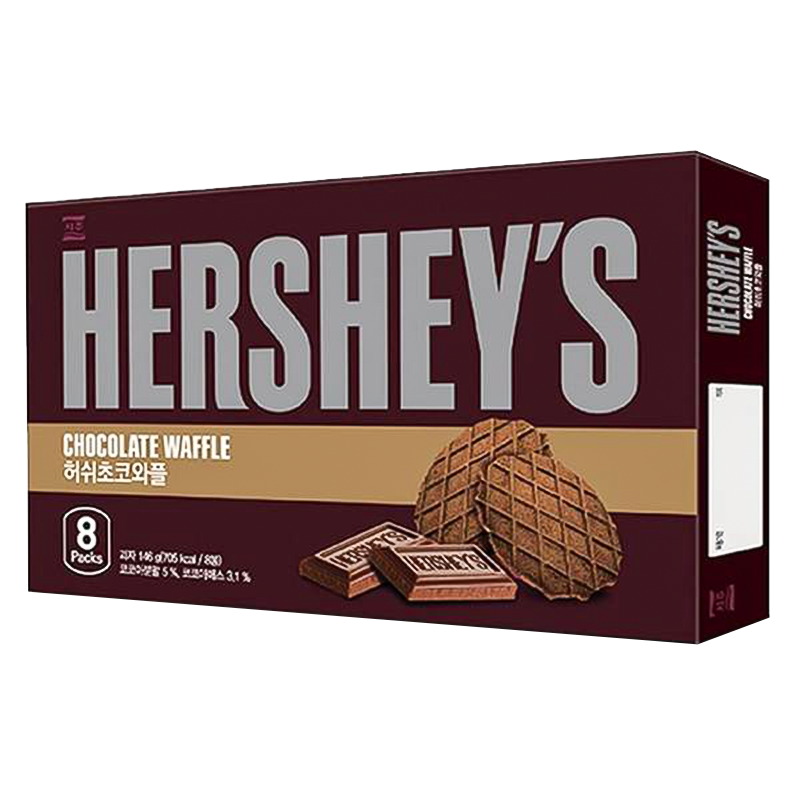 韩国进口HERSHEY‘S好时巧克力华夫脆饼干可可薄脆瓦夫办公室零食 - 图3