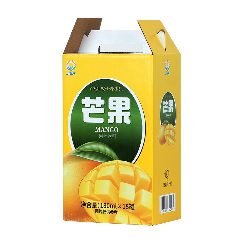 JIUR九日芒果汁饮料整箱批特价180ml*15罐小瓶果汁韩国风味饮品 - 图3