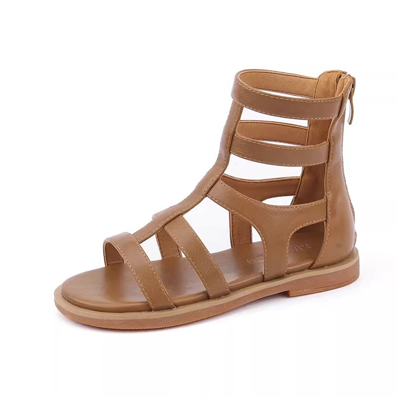 女童凉鞋2025新款时尚凉靴儿童夏季小女孩软底高帮罗马鞋子中大童,淘宝优惠券,粉丝福利购,淘宝优惠卷