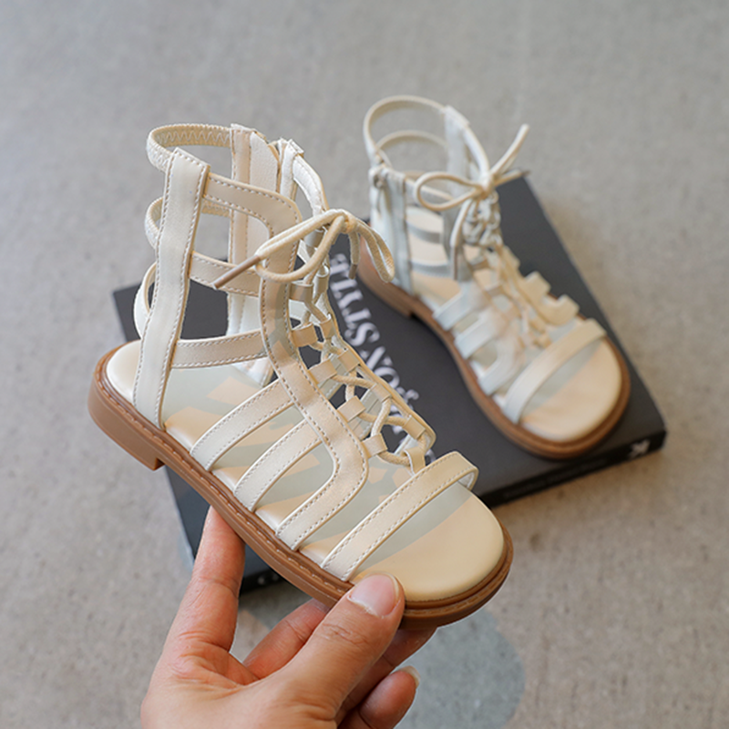 女童凉鞋2025夏季新款儿童高帮罗马鞋小女孩公主鞋宝宝鞋子中大童,淘宝优惠券,粉丝福利购,淘宝优惠卷