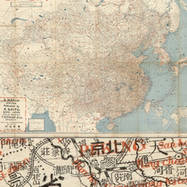 (Ministry of public opinion) 1905 Japan Drawing the Great Qing Empire Details All-picture HD Map (Xuanumi Years Ancient Beni)