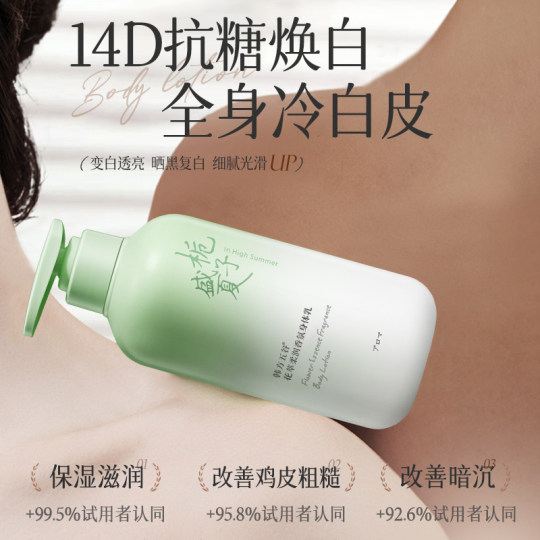 果酸身体乳保湿美滋润白皮肤干燥补水持久留香香体官方旗舰店正品