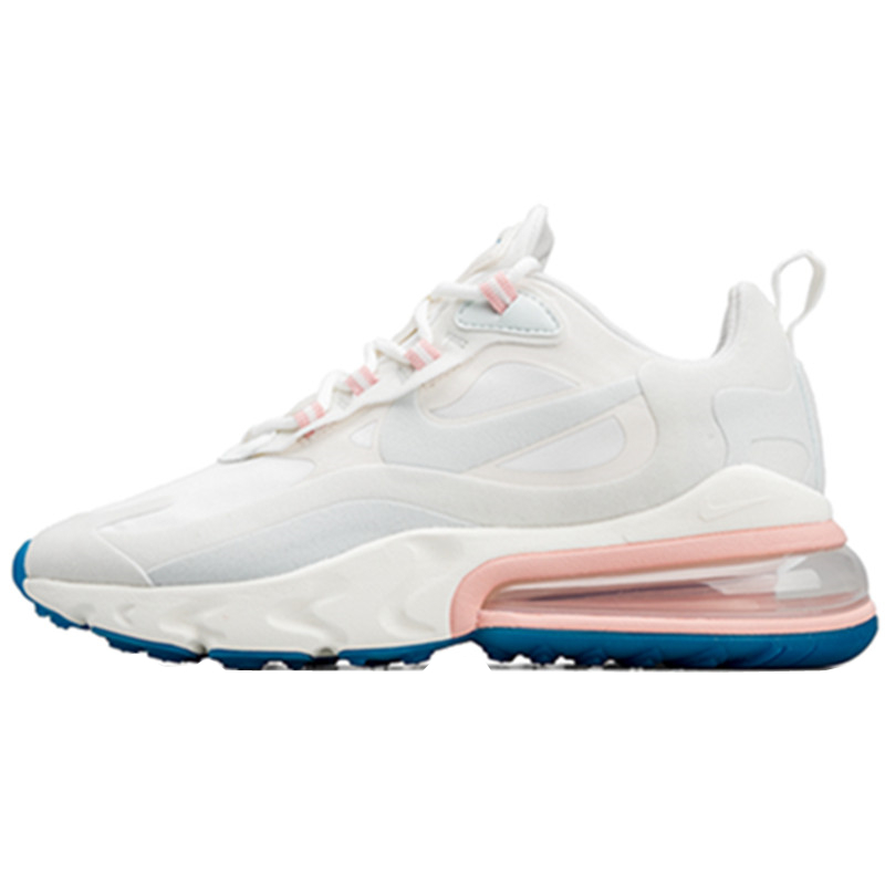 耐克NIKE AIR Max 270REACT黑白粉绿蓝紫女气垫跑鞋AT6174-100-图3