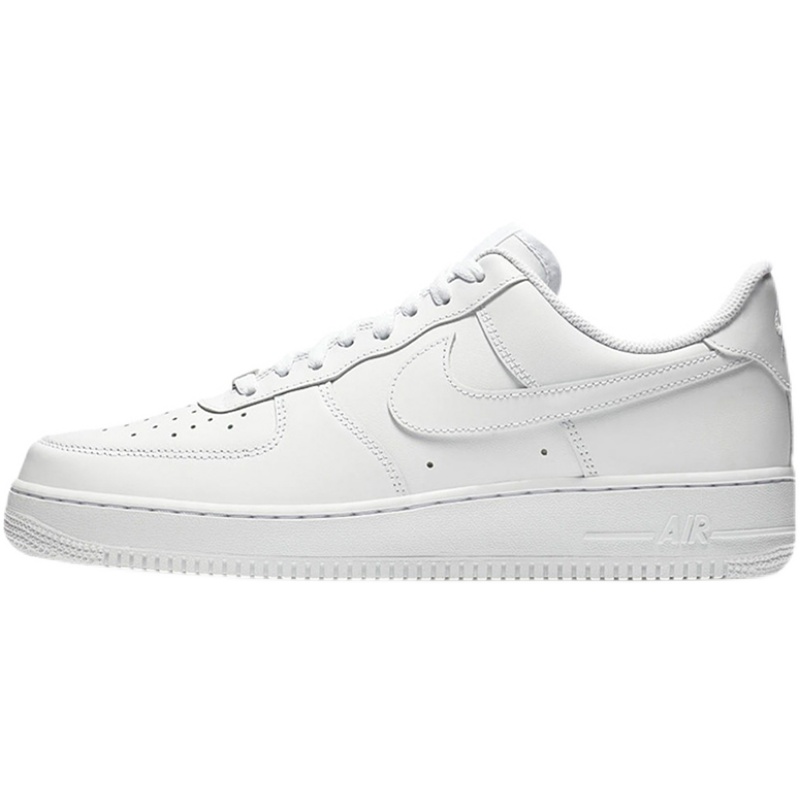 Nike Air Force 1AF1纯白 全白黑武士空军低帮经典板鞋CW2288-111 - 图3