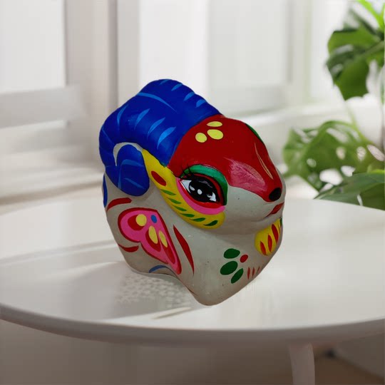 Clay zodiac ornaments, twelve zodiac signs, handmade clay sculptures for friends, intangible cultural heritage, Chinese style characteristics