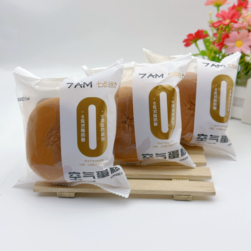 七点谷力空气蛋糕0反式脂肪酸0添加防腐剂散装称重早餐糕点零食 - 图3