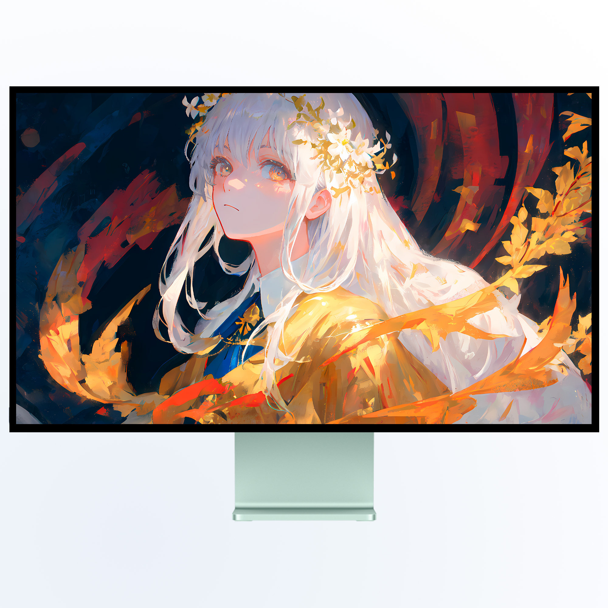 GUESSWP 12张静态动漫电脑壁纸平板ipad壁纸女生可爱壁纸高清D19