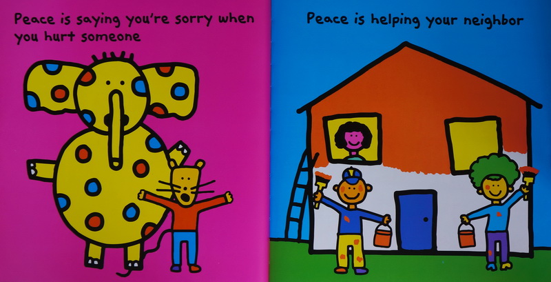 英文原版 The Peace Book 淘弟有个大世界Todd Parr 托德帕尔 平装大开本 儿童情商亲子启蒙绘本淘弟