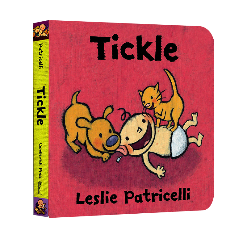 Tickle 一根毛脏小孩 名家 Leslie Patricelli 幼儿启蒙认知纸板书 行为习惯礼仪培养图画书 小毛孩英文原版绘本 - 图3