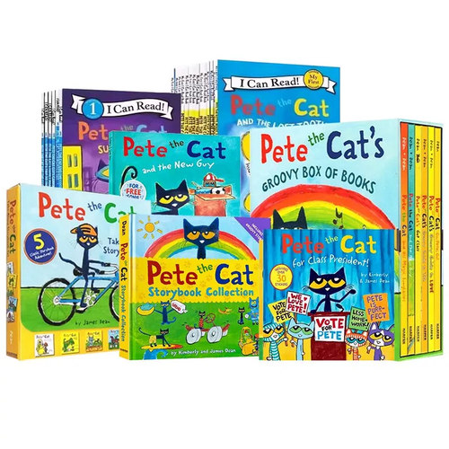 Pete The Cat  I Love My White Shoes  皮特猫 I Can Read 皮特猫儿童情绪管理 性格培养 吴敏兰常青藤爸爸书单 3-6岁 - 图3