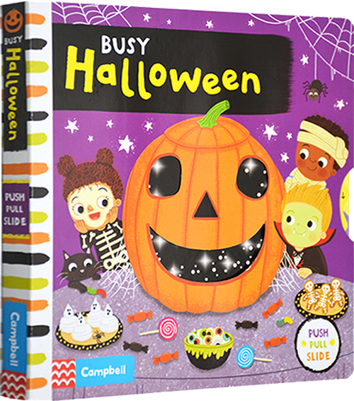 Halloween 万圣节主题绘本 peek a boo 小猪佩奇 小玻 busy Bizzy Bear Spooky 机关操作书 英文原版 Scary Stories - 图0