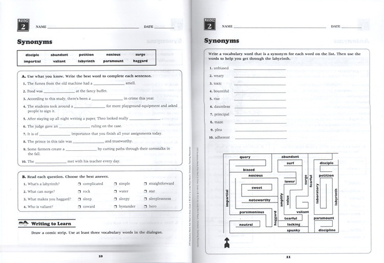 【自营】孩子需要知道240个单词 240 Vocabulary Words Kids Need to Know 6册合售英文原版学乐儿童学习 Scholastic学乐练习册-图1