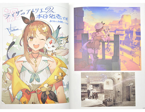 现货即发 莱莎的炼金工房2 公式画集 绿山墙日文原版 ライザのアトリエ2 失われた伝承 公式ビジュアルコレクション - 图2