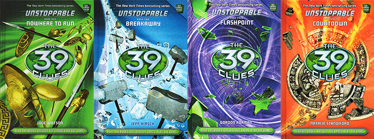 【自营】英文原版 The 39 Clues Unstoppable 无法阻挡系列 4册 精装 39条线索 桥梁章节书 益智类侦探推理小说 - 图0