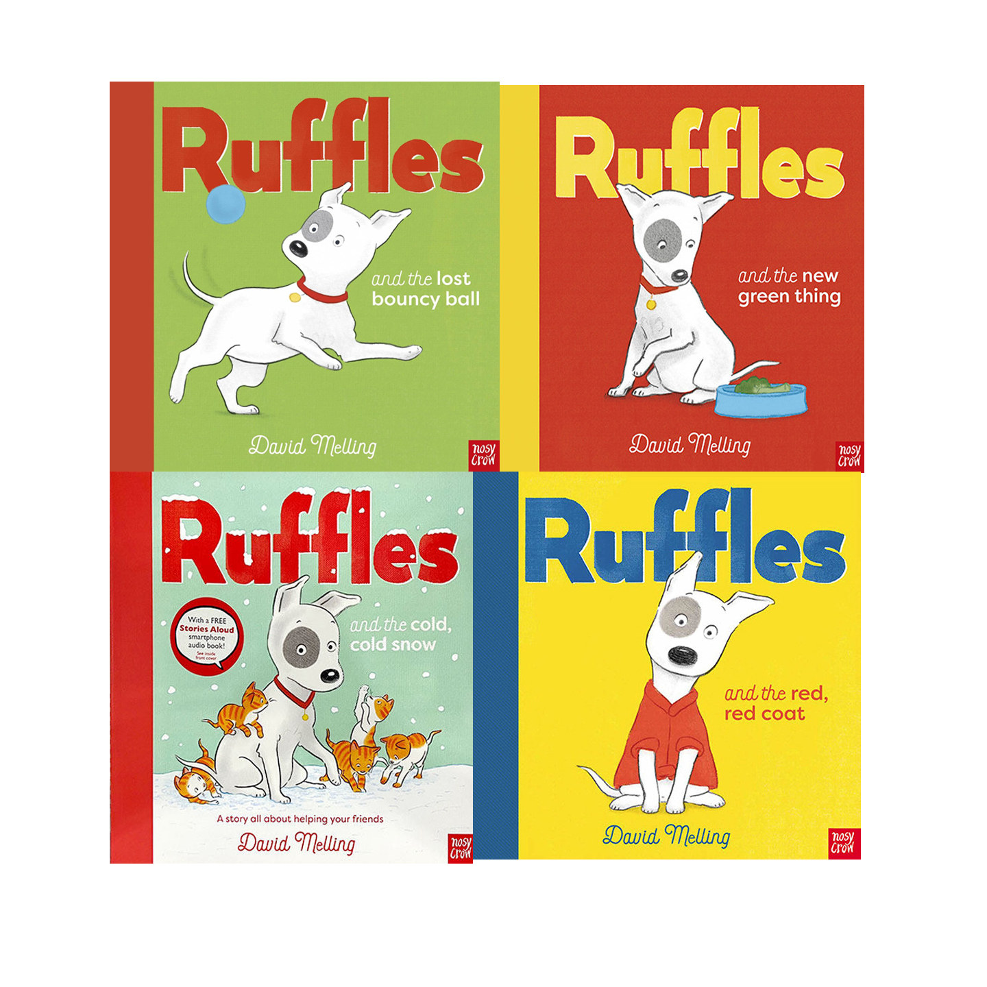 英文原版 Ruffles 莱弗系列4册合售 绘本图画故事书 Nosy Crow 大嘴鸟出品 赠官方音频