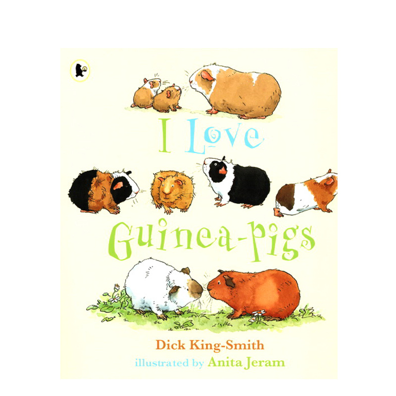 英文原版绘本 I Love Guinea Pigs 小学STEM科普自然百科读物 儿童自然故事书 彩图 Walker Nature Story