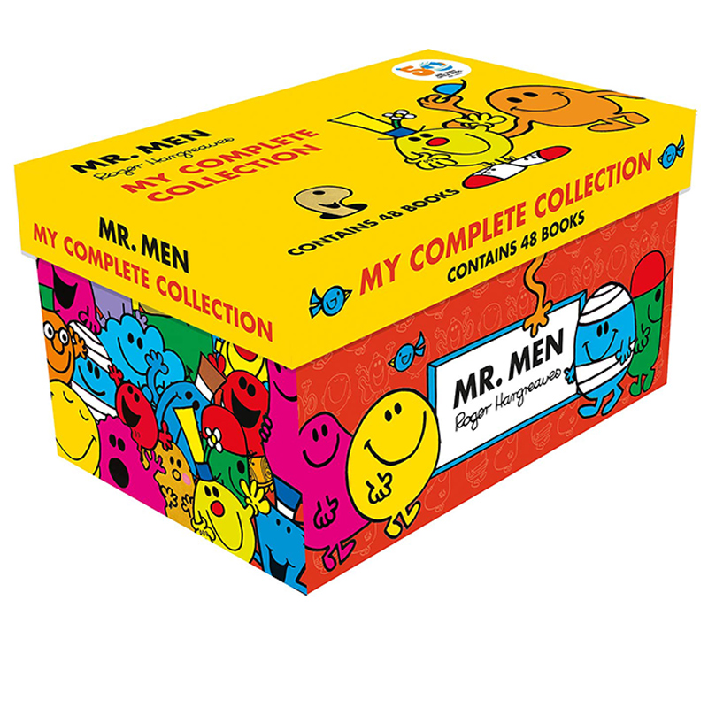 奇先生妙小姐英文原版绘本 Little Miss Mr Men 48 copy Complete Set 48册盒装情绪管理图画书亲子儿童启蒙阅读-图3