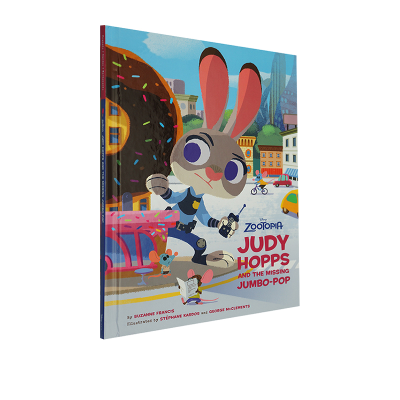 英文原版 Zootopia Judy Hopps and the Missing Jumbo-Pop 疯狂动物城 精装迪士尼儿童图画故事书 - 图3