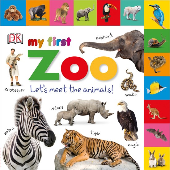 英文原版 DK出版 My First Zoo Let's Meet the Animals我的第一个动物园，让我们见见动物 DK启蒙动物叫声低幼启蒙纸板书-图0