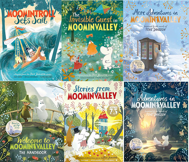 英文原版 Moominvalley 姆咪谷故事集6册 安徒生儿童文学奖得主Tove Jansson 姆 芬兰著名童话小说绘本图画 - 图0