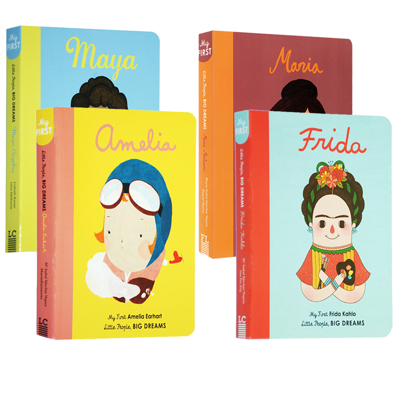 绿山墙图书专营店小人物大梦想绘本之小女孩传记 Little People Big Dreams 儿童启蒙纸板书 英文原版绘本4册 女生励志故事 Coco Chanel3