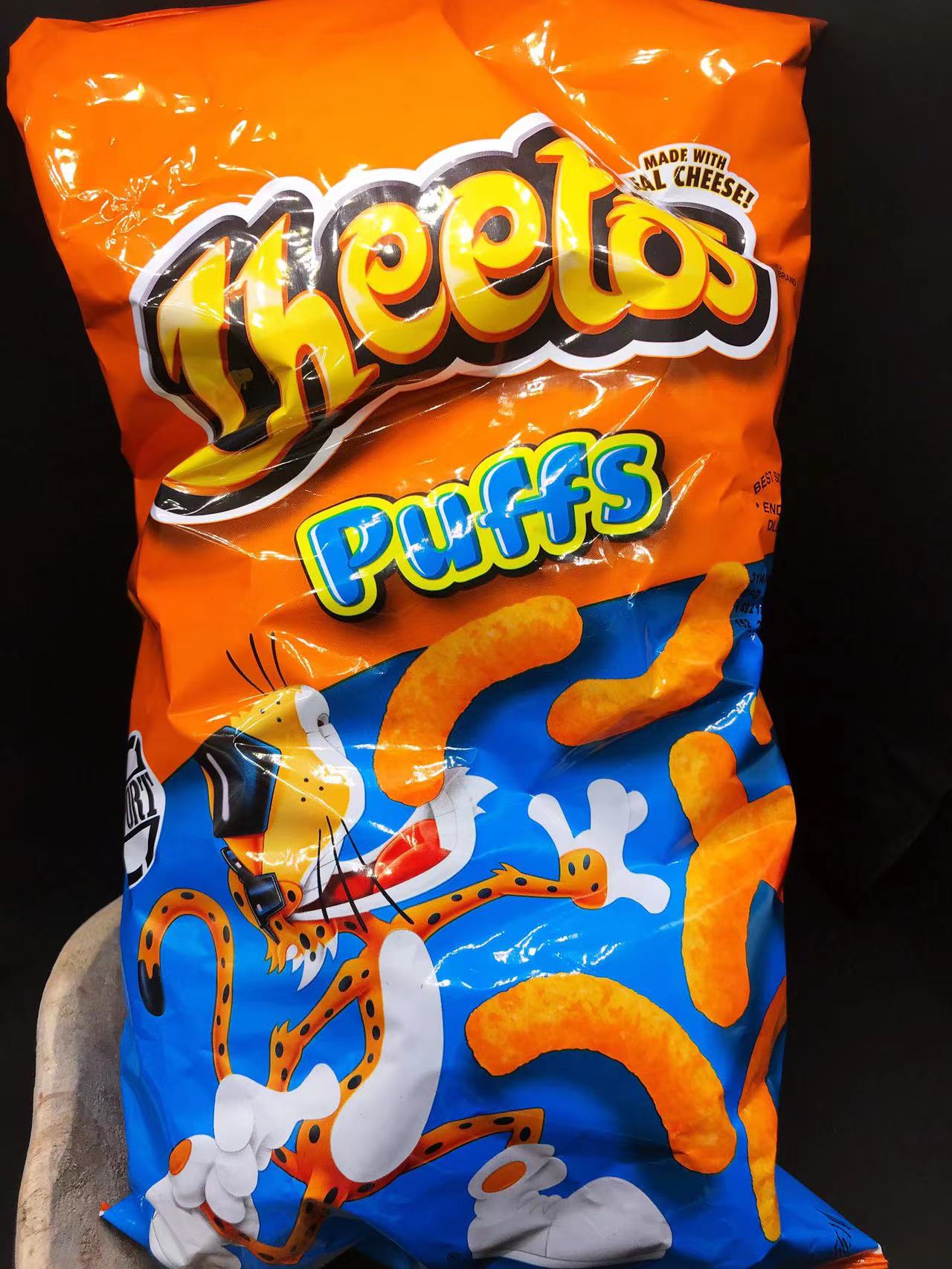 Cheetos Crunchy USA美国进口玉米泡芙条火辣条膨化食品即食辣条 - 图1