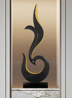 客厅电视柜酒店艺术雕塑摆件