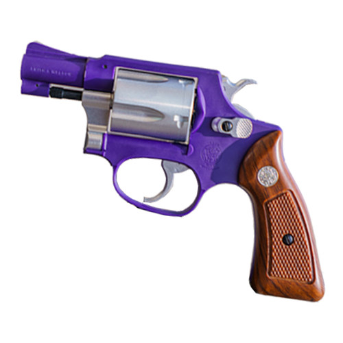 模立方M36史密斯左轮双动连发合金属软弹玩具手枪可发射道具模型1 - 图3