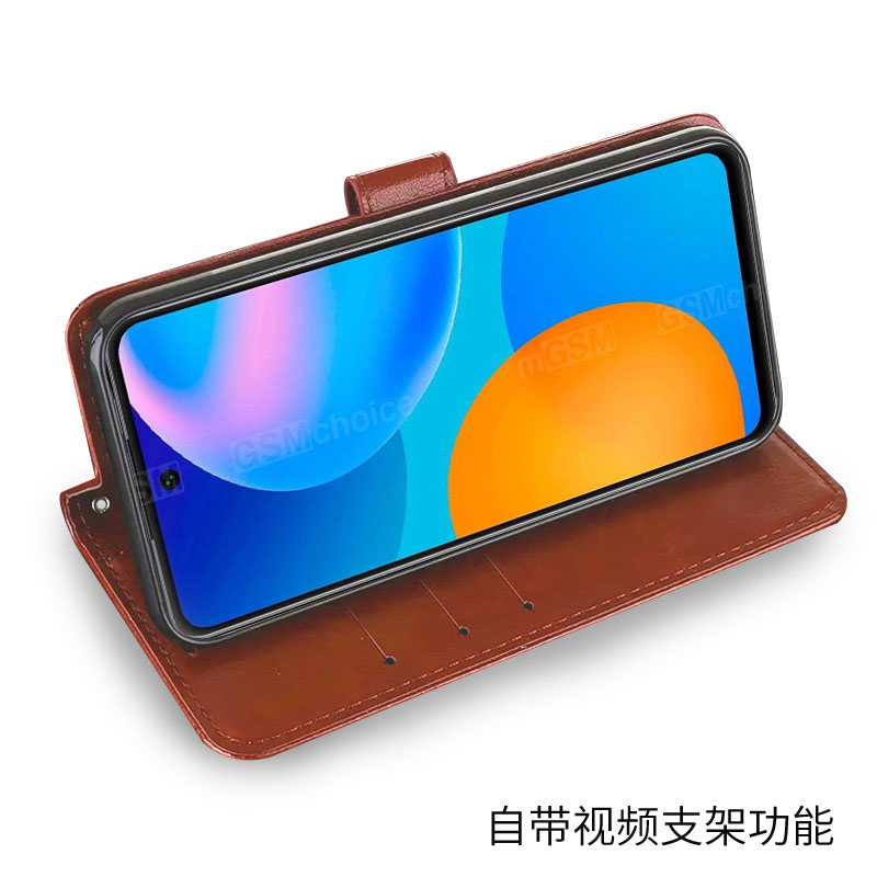 适用华为P Smart 2021手机壳6.67英寸Peppa-L21B外壳皮夹PPA-L21B保护套翻盖ENJOY新款PPA一L21B硅胶潮女男士 - 图1