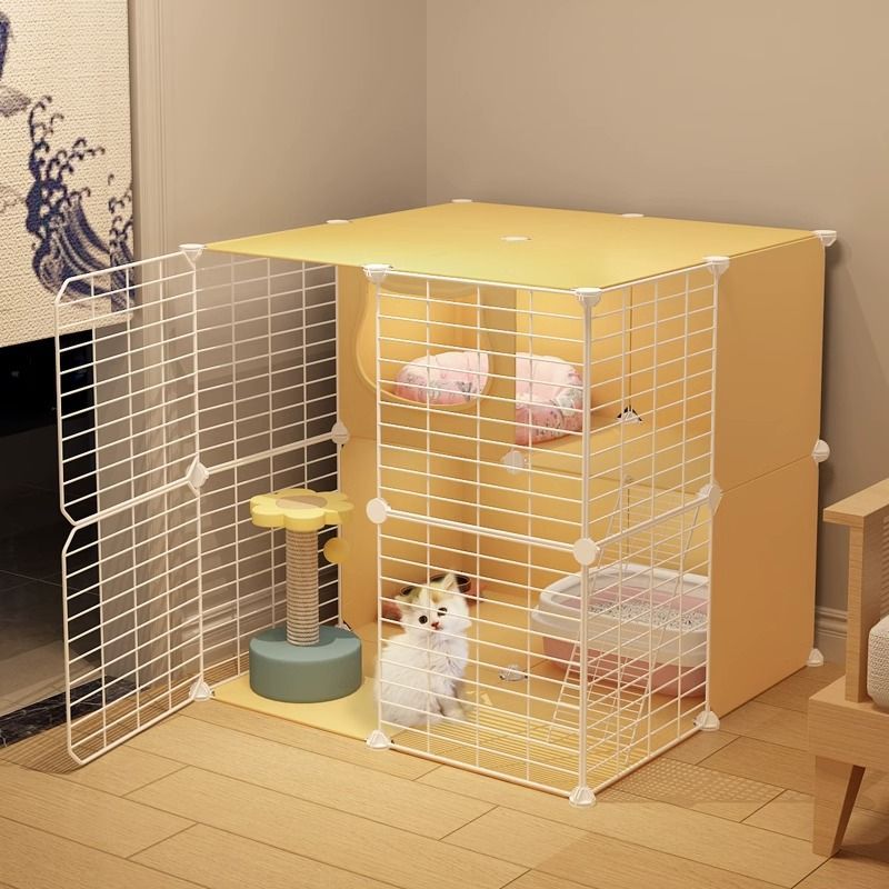猫笼子家用室内猫别墅猫柜猫屋猫窝猫舍阳台养猫神器超大自由空间 - 图1